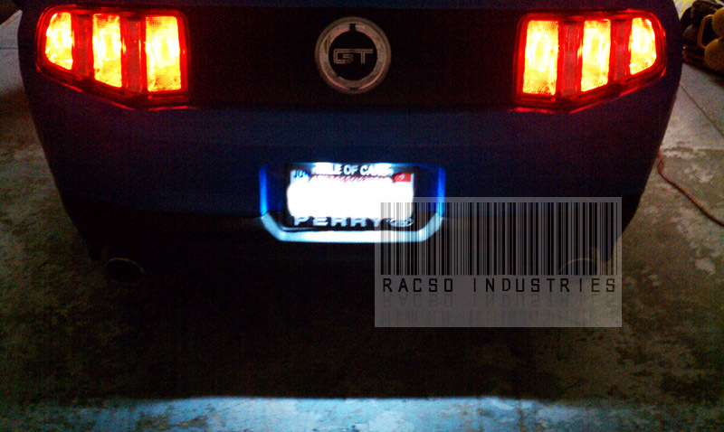 Mustang 2010-2012 LED kentekenplaat verlichting.